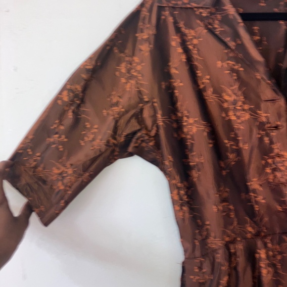 1950s Brown cocktail dress - Picture 3 of 11